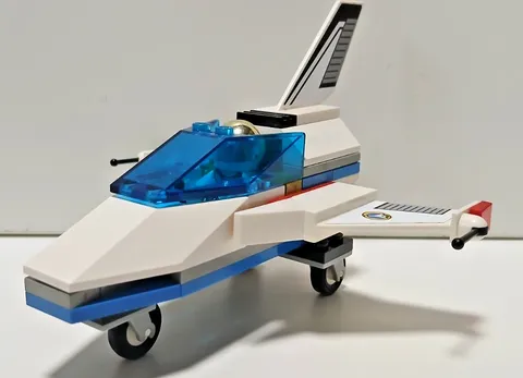 GENUINE LEGO SET 6465 SPACE PORT JET COMPLETE BUILD NO BOX NO NSTRUCTIONS