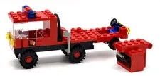 LEGO Vintage Red Fire House Truck, from Set 6385 inv.571