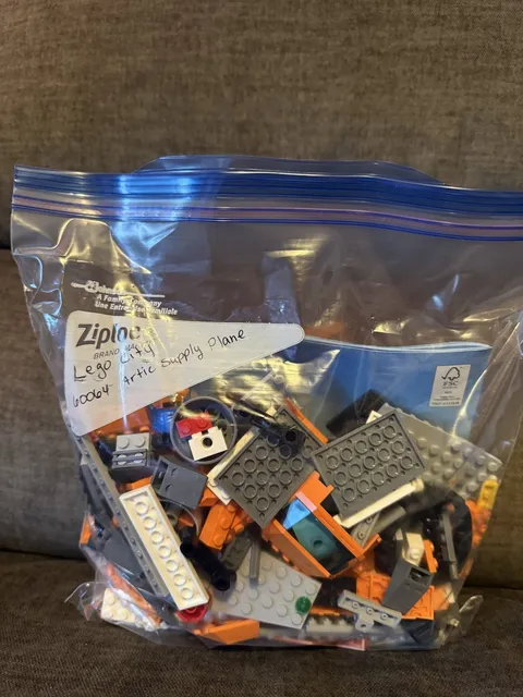 LEGO CITY: Arctic Supply Plane (60064), 99% Complete, Original Instructions