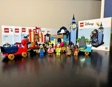 LEGO Disney Set Bundle! London Flight 43232, Celebration Train 43212 W/ Manuals