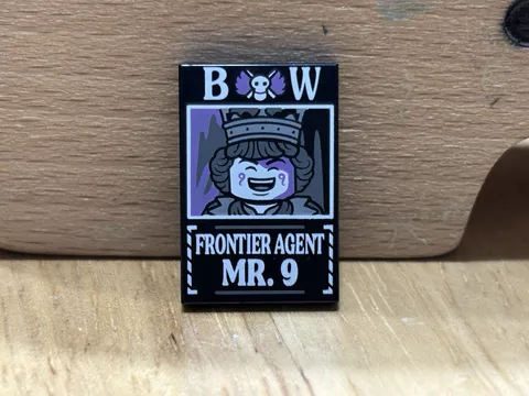 LEGO One Piece 75646 75636 75637 75638 75639 Wanted Poster Frontier Agent Mr. 9