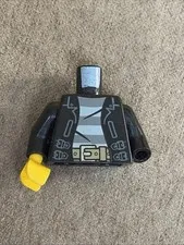 LEGO Minifigure Torso Leather Jacket Belt Body Bandit Biker Ninjago Coat One Arm