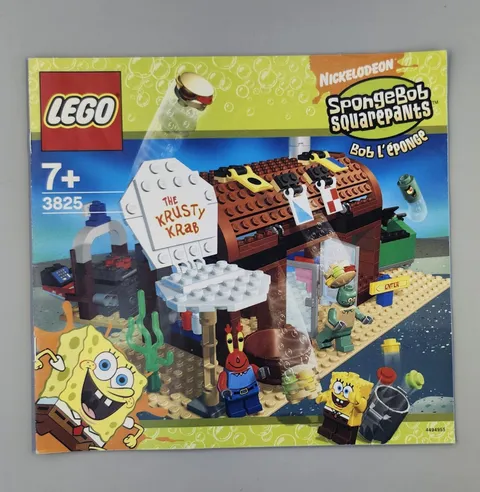 LEGO SpongeBob SquarePants Krusty Krab (3825) Manual Only