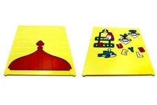 LEGO ® Bluey roof window glass pane 1x6x6 42509pb16 new window pane