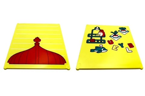LEGO ® Bluey roof window glass pane 1x6x6 42509pb16 new window pane