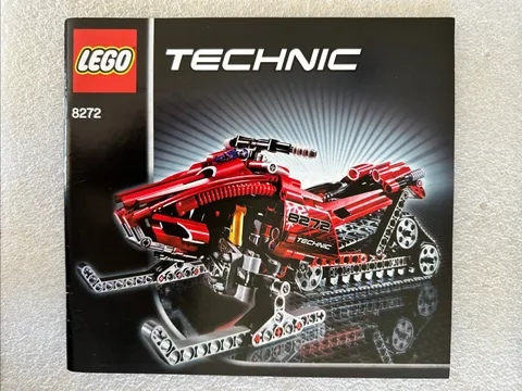 Lego 8272 Technic Off-Road: Snowmobile & Bulldozer 2 In 1 Complete No Stickers