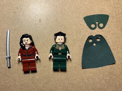 LEGO Ras Al Ghul & Talia Al Ghul Lot Batman DC Comics 2016 Read Description