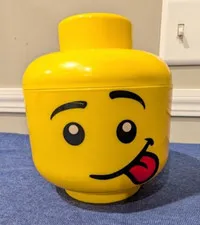 LEGO Storage Products: 40311726 Small Head Silly face - with lid