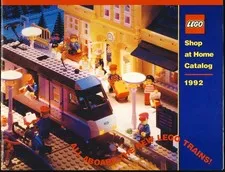 1992 LEGO Shop At Home CATALOG New Train Product Line METROLINER Set Cover