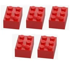 LEGO ® 5x brick 2x3 bright red 3002 300221 red building block spare parts new brick