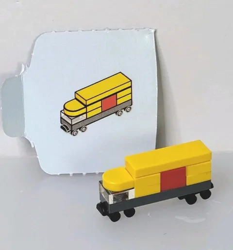 Lego 60475 Yellow Toy Truck Tractor Trailer City Christmas 