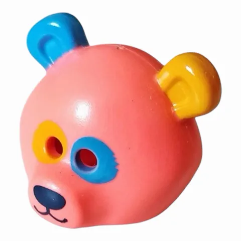 LEGO Minifigure Headgear Mask Bear Rounded with Dark Azure