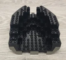 Lego 6053 6052c03 6053c03 75047c03 Boat Hull Small Stern 14 x 12 x 5 1/3 Black