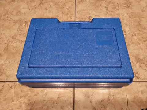 Vintage 1983 Lego Blue Plastic Storage Box Container Carrying Case Only-No Legos