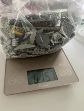 15.7 oz Lot of Used Gray Building Bricks – LEGO & Compatible Mixed