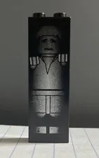 Lego 2454ps5 Han Solo Frozen in Carbonite 1x2x5 Black Brick (10123, 7144, 4476)
