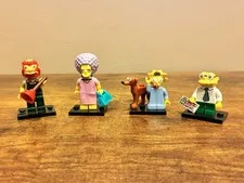 LEGO The Simpsons Series 2 Maggie Santa’s Helper Patty Hans Moleman Willie