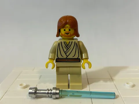 LEGO Star Wars minifigure Obi Wan Kenobi with headset 7143 sw0055