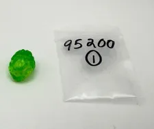LEGO Part 95200 - Alien Brain Minifig Hair, green - 1pc