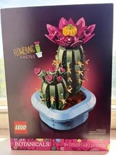 LEGO Botanicals Flowering Cactus Building Toy - Crafting Kit 11509