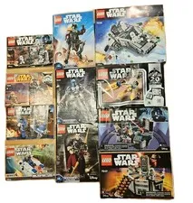 Lego Star Wars Bulk Instruction Manual Only Lot Of 11 