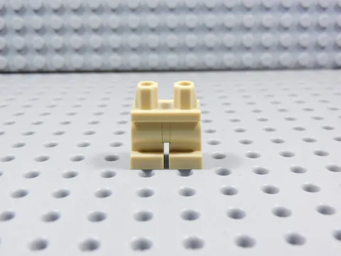 LEGO Tan Short Moveable Plain Legs Pants Minifig BG