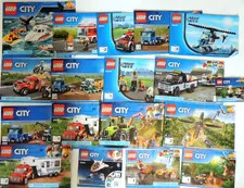 LEGO City Instruction Manuals Lot of 18 Mixed Manuals Only