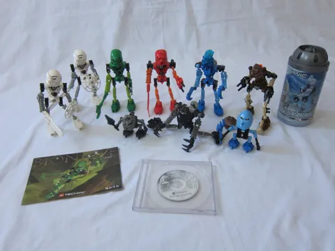 LEGO Bionicle Toa Mata Turaga 8531 8532 8533 8534 8535 8536 8543 8545 Complete