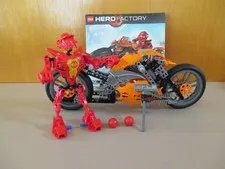 Lego Hero Factory 7158 Rise of the Rookies Furno Bike Complete w/Manual