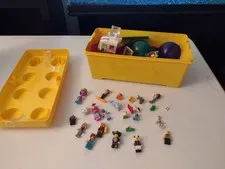 LEGO Minifigure Mixed Lot with Accessories Assorted Pieces Plastic