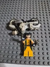 LEGO Wolverine Minifigure 6866 Marvel X-Men Chopper Showdown Claws Motorcycle