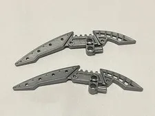 Lego 44813 Silver Gray Replacement Add-on Pieces Parts Lot of 2
