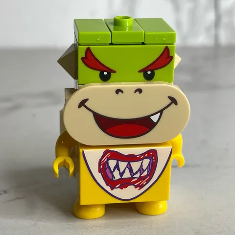 LEGO Super Mario Bowser Jr. Figure Minifigure Only Replacement Part #71360 c8