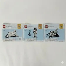 LEGO Creator 3 in 1 Space Shuttle 31134 Instruction Guides MANUALs ONLY