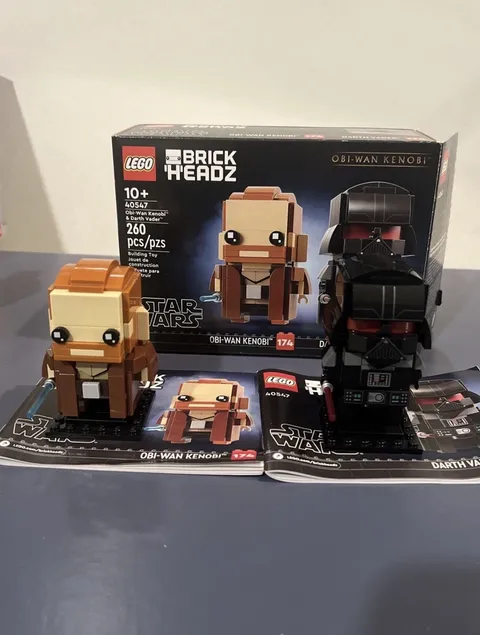 LEGO BRICKHEADZ: Obi-Wan Kenobi & Darth Vader (40547)