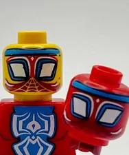 Lego Marvel Spiderman India Pavitr Prabhakar Misprint Minifigure Head Error