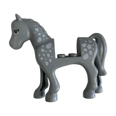Lego Friends Horse Light Bluish Gray w/ White Spots 41125 Horse Vet Trailer