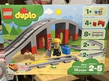 LEGO Duplo Train Bridge And Tracks 10872 26pcs Complete Train Set Boxed