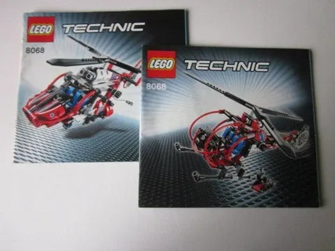 Lego Technic Building Instructions Instruction 8068, 2 Helicopters Helicopters
