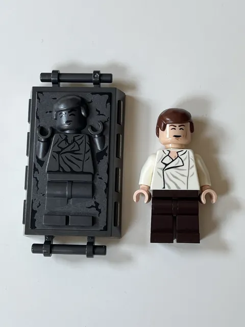 Lego Hans Solo /Utencil Carbonite Block - Minifigure -Star Wars