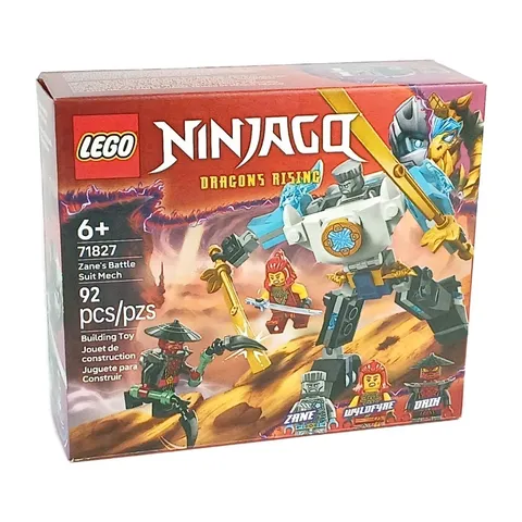 LEGO® Ninjago™ Zane's Battle Suit Mech 92 Piece Building Set 71827