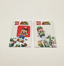 Lego Super Mario Keychains Mario & Luigi - Item Only - Open Box