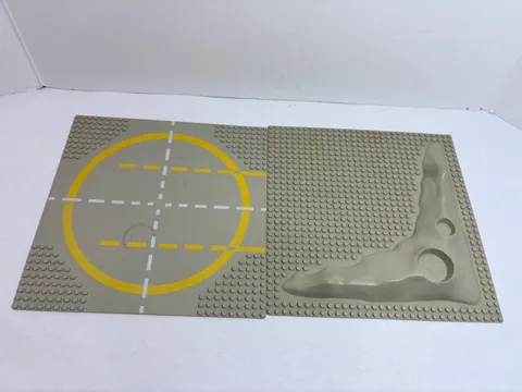 Lego Baseplates landing and crater from Galaxy Explorer 497 928
