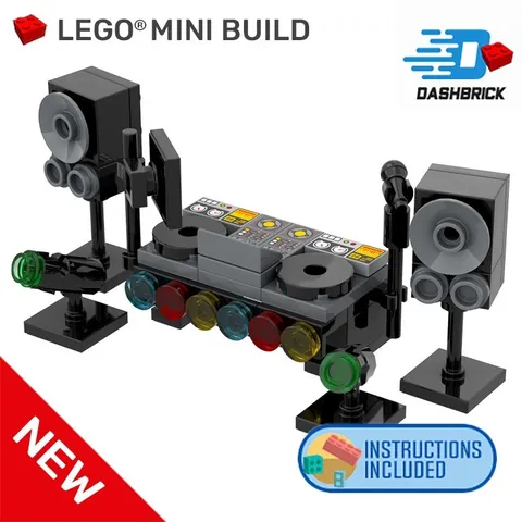 Genuine LEGO® "DJ Booth" (Music/EDM/Festival/Mix) Custom Build, Gift [MOC] NEW