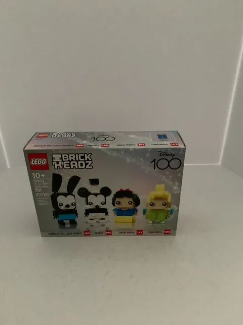 LEGO 40622 Disney 100 BrickHeadz 4‑Pack-Brand New & Sealed