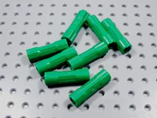 LEGO Lot of 8 Green Technic Extended Axle Connectors BO