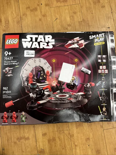 Lego Star Wars Reactive Smart Brick Throne Room Duel & A-Wing 75427 New