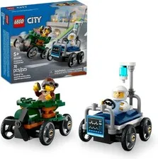 LEGO City Airplane vs. Hospital Bed Race Car Pack Toy - Building Toy (60459)