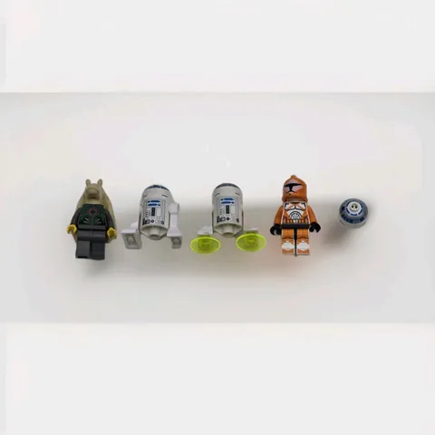 Lego Gungan Soldier 7115 Star Wars Minifigure Lot 4 Figures R2D2 Clone Trooper