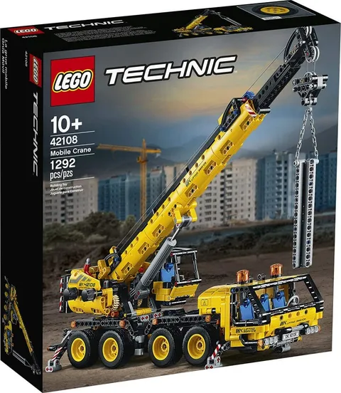 LEGO Technic 42108 Mobile Crane 1292pcs Construction Vehicle Set